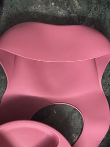 Pink Silicone Toddler Plate and BIB