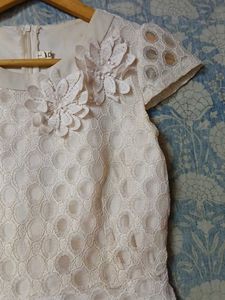 Elegant White Lace Dress