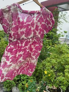 Chic Floral Print Top