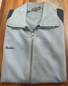 Stylish Blue Media Track Jacket