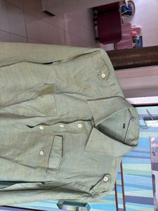 Men's Light Green Kurta Shirt