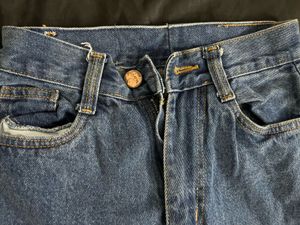 Blue Wide Leg Jeans
