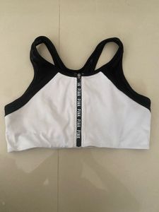 White &amp; Black Sports Bra