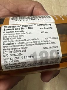 new Neutrogena Rainbath Refreshing Shower Gel