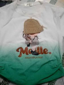 Cute Cartoon Print T-Shirt