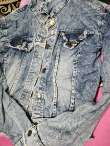 Distressed Denim Jacket