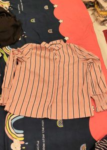 Stylish Striped Shirt Top
