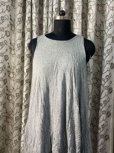 Comfortable Grey Sleeveless Top