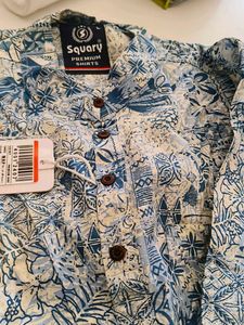 Men’s Premium Floral Printed Kurta Style Shirt