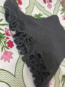 ruffled skirt