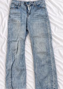 Light Wash Wide Leg Jeans