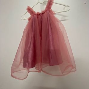 Girls Pink Tulle Dress