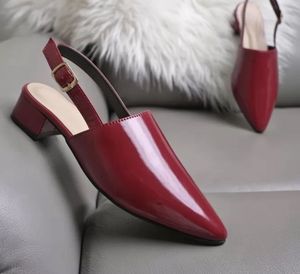 Red Slingback Heels