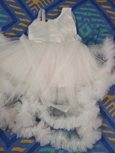 White Tulle Party Dress