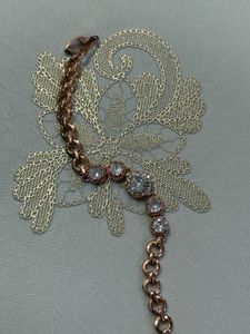 Rose Gold Bracelet with Crystals