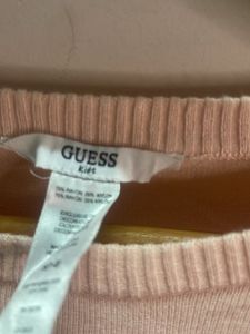 Pink Guess Rhinestone Sweater