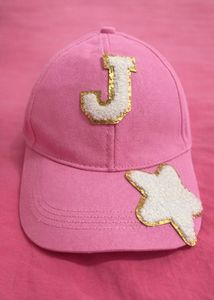 Pink 'J' Initial Cap