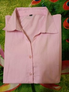 Pink Formal shirt For womens