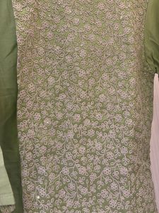 Kids Embroidered Kurta Set