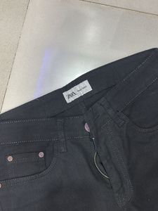 ZARA MENS BLACK SKINNY HIGH WAISTJEANS