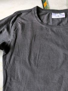 Basic Black Long Sleeve Top