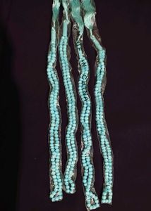 Turquoise Bead Tasbih with Tassels