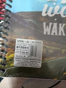 Spiral Notebook "Create the Life"