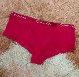 Calvin Klein Red Cotton Briefs