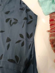 Stylish Leaf Print Kurta