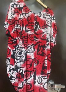 Multi Printed Top For Healthy Girl &amp; Woman 54 Bust