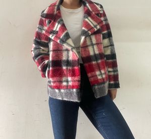🎀Plaid Wool Blend Coat 🎀