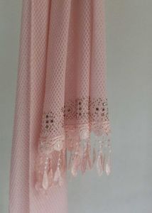 Embellished Pink Net Dupatta
