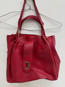 Chic Red Handbag