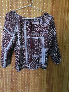 Boho Print Top