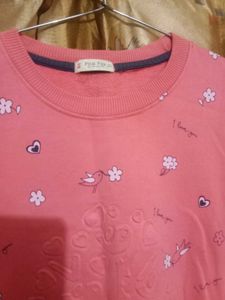 Floral Embroidered Crewneck Sweatshirt