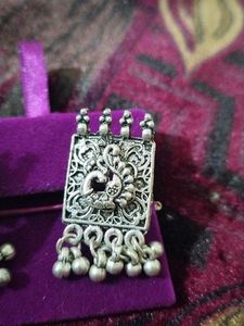 Antique Peacock Jhumka Earrings