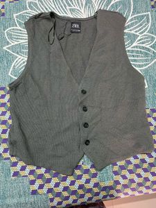 Zara Grey Vest