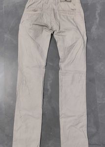 Men's Cream Color Cotton Pants