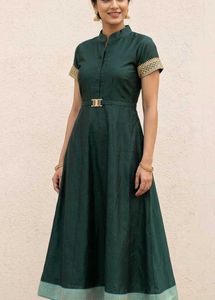 dark green stylish kurti