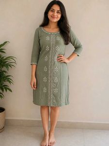 Green colored Short kurti