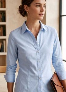 Classic Light Blue Button-Up Shirt