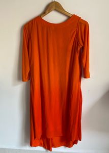 Beautifull Orange Kurtha