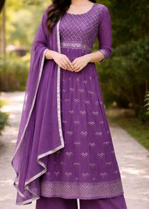 Elegant Embroidered Niyra Set with Dupatta