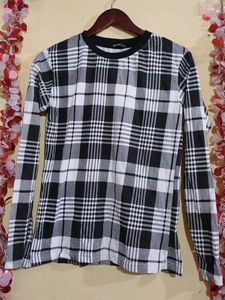 Flawless Cotton Black & White Top