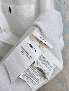 Authentic Marlboro 100% Linen Shirt