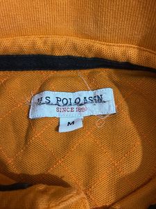 USPA Orange Polo Shirt