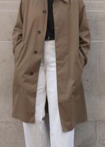 Classic Taupe Car Coat