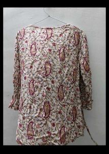 Bohemian Print Wrap Kurta
