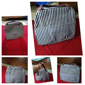 Striped Gym &amp; Travel Bag