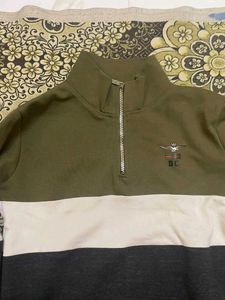 Y2K Colorblock Zip-Up Sweatshirt